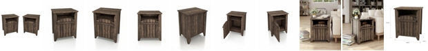 Furniture of America Benne Storage End Table, Set of 2